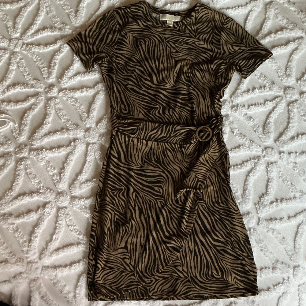 MICHAEL Michael Khors Zebra Print Dress